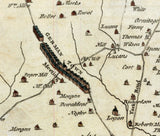 1777 Map of Philadelphia Pennsylvania and parts adjacent