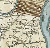 1777 Map of Philadelphia Pennsylvania and parts adjacent