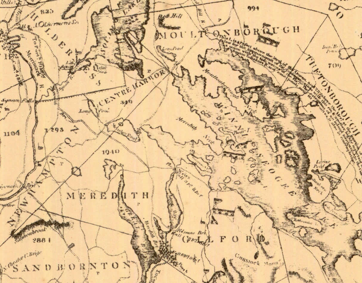 1816 Map of New Hampshire