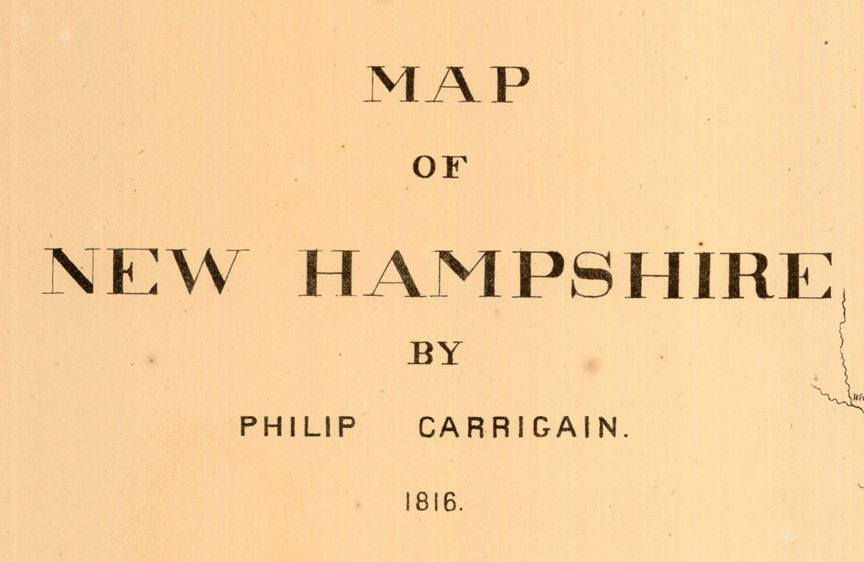 1816 Map of New Hampshire