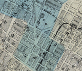 1853 Map of Newark New Jersey