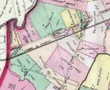 1877 Map of Haddon Camden County New Jersey