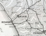 1915 Map of San Diego County California