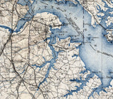 1918 Map of Baltimore Maryland and Vicinity