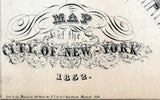 1852 Map of New York City