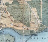1879 Map of Elizabeth Town New Jersey