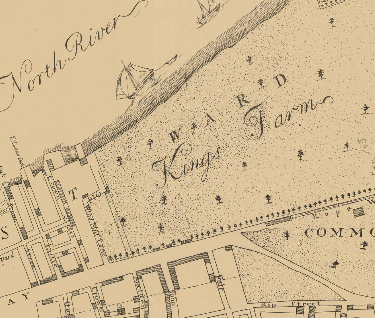 1728 Map of New York City