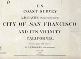 1857 Map of San Francisco California
