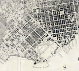 1857 Map of San Francisco California