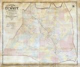 1879 Map of Summit Township Union County New Jersey