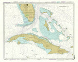 2012 Nautical Chart of the Straits of Florida