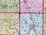 1871 Map of Fulton County Illinois