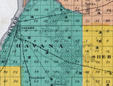 1874 Map of Mason County Illinois