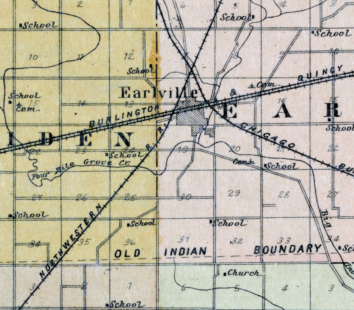 1906 Map of La Salle County Illinois