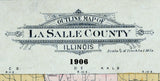 1906 Map of La Salle County Illinois