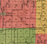 1916 Map of Fulton County Illinois