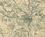 1895 Map of Napa County California