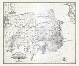 1863 Map of The City and County of San Francisco California