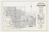 1920 Map of Calexico Imperial County California