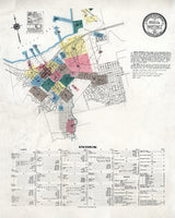 1920 Town Map of Martinez Contra Costa County California