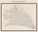 1923 Map of Long Beach California