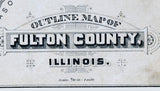 1895 Map of Fulton County Illinois