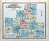 1911 Map of Marshall and Putnam County Illinois