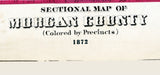 1872 Map of Morgan County Illinois