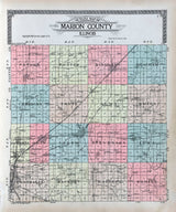 1892 Map of Marion County Illinois