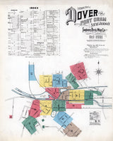 1900 Map of Dover Morris County New Jersey