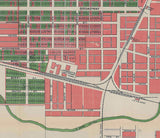 1893 Map of Alexandria Indiana