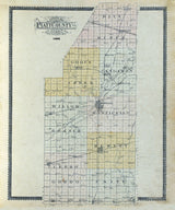 1896 Map of Piatt County Illinois