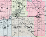 1900 Map of Lee County Illinois