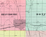 1905 Map of Boone County Illinois