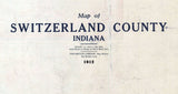 1912 Map of Switzerland County Indiana