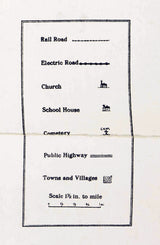 1920 Farm Line Map of Fulton County Indiana