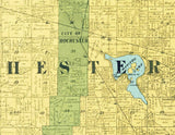 1920 Farm Line Map of Fulton County Indiana