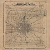 1905 Map of Marion County Indiana