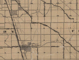 1905 Map of Marion County Indiana