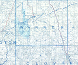 1923 Farm Line Map of Putnam County Indiana