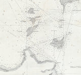 1849 Nautical Chart of West End of Lake Erie and Detroit River