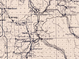 1910 Map of Pierce County Washington