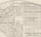 1914 Map of Astoria Clatsop County Oregon