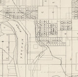 1914 Map of Astoria Clatsop County Oregon