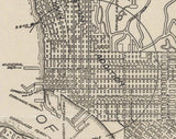 1914 Map of San Diego California