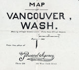 1921 Map of Vancouver Washington