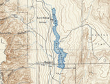 1939 Map of Owens Lake California