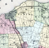 1867 Map of Oswego County New York