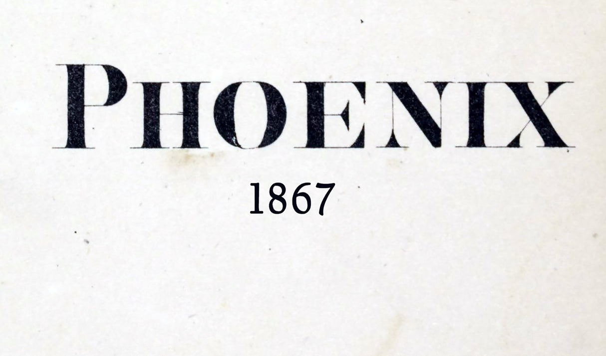 1867 Map of Phoenix Village Oswego County New York