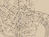 1867 Map of Pulaski Oswego County New York